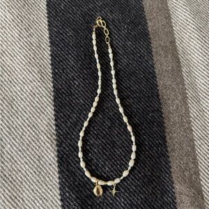 The Salty Spurs Freshwater Pearl Necklace